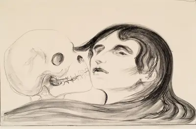 The Kiss of Death av Edvard Munch