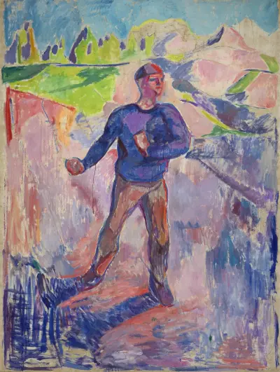 Rozsévač, 1912, Edvard Munch