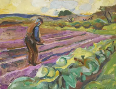 The Sower, 1913 av Edvard Munch