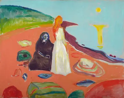 Two Women on the Shore II av Edvard Munch