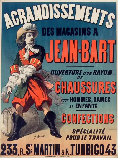 Agrandissements des magasins A Jean Bart, Edward Ancourt