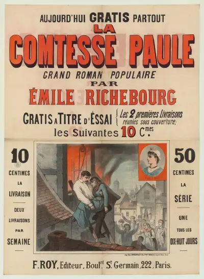 La Comtesse Paule, grand roman populaire par Emile Richebourg, Edward Ancourt
