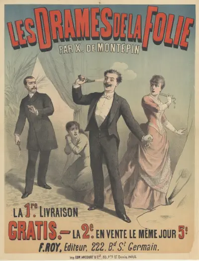 Les Drames de la folie par Xavier de Montépin, Edward Ancourt