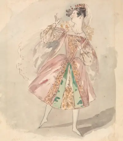 A Dancer, Alfred Edward Chalon