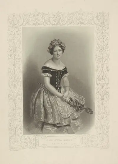 Carlotta Grisi. La Giselle, Alfred Edward Chalon