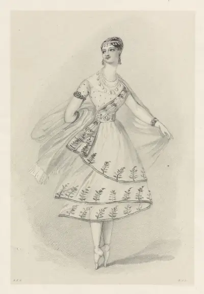 La bayadère, Alfred Edward Chalon