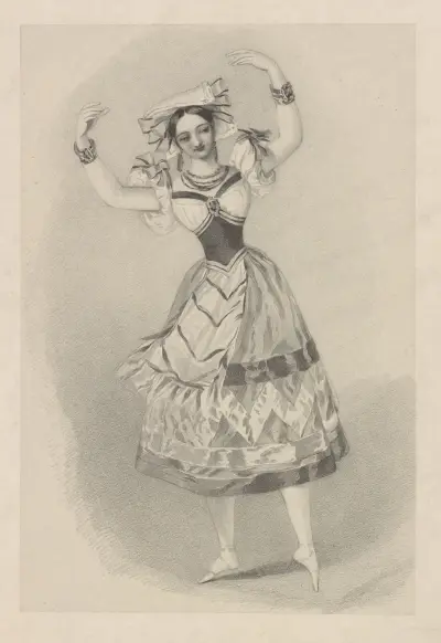 La napolitaine, Alfred Edward Chalon