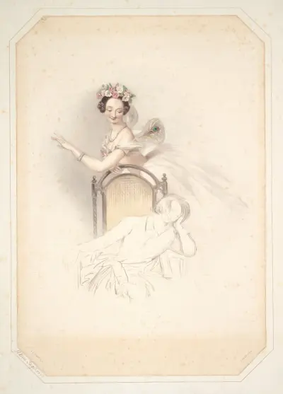 La sylphide, Souvenir d’adieu, Marie Taglioni – Nr. 1, Alfred Edward Chalon