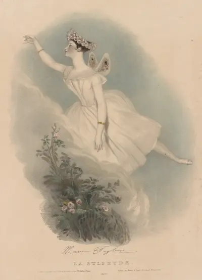 La sylphide, 1836, Alfred Edward Chalon