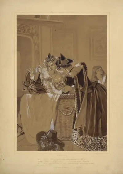 Merry wives of Windsor, III, 3,, Alfred Edward Chalon