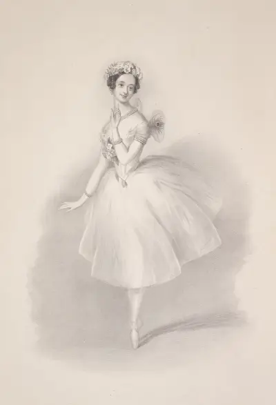 Souvenir d’adieu de Marie Taglioni, 1845 – Nr. 2, Alfred Edward Chalon