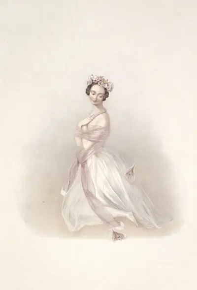 Souvenir d’adieu de Marie Taglioni, 1845 – Nr. 1, Alfred Edward Chalon