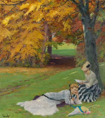 Beautiful autumn afternoon, Edward Cucuel