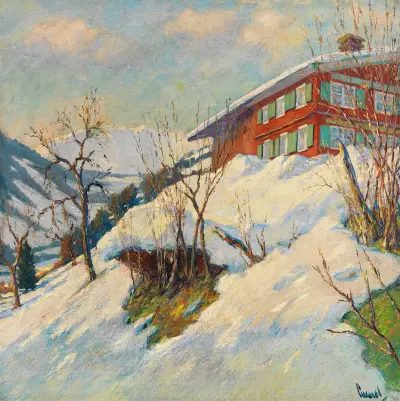 Beautiful winter day, Edward Cucuel