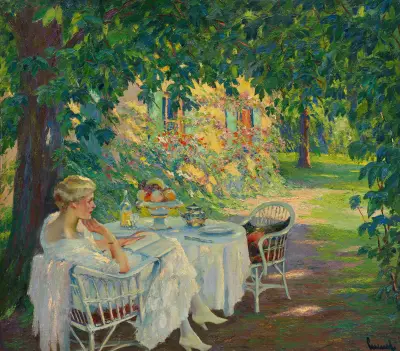 In the shade, Edward Cucuel