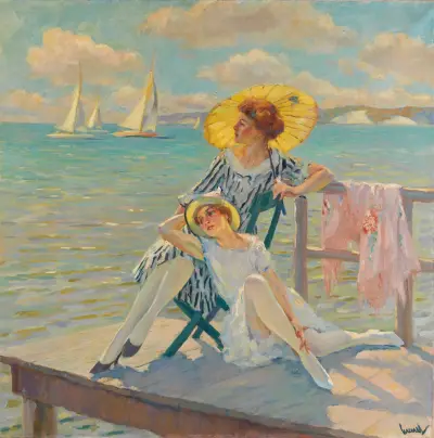 In the sun, Edward Cucuel