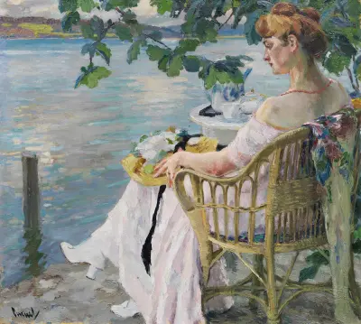 Summer evening, Edward Cucuel
