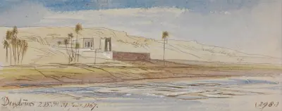 Dendour, 2-15 pm, 31 Janaury 1867 av Edward Lear