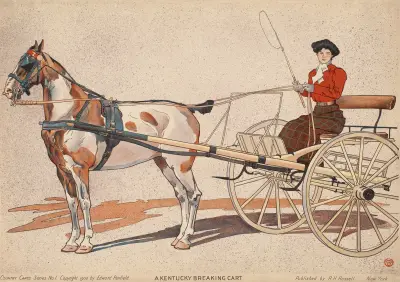 A Kentucky breaking cart, Edward Penfield