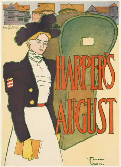Harper’s August, 1897, Edward Penfield