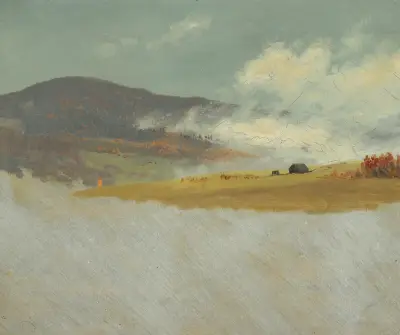 Hilly landscapes av Frederic Edwin Church