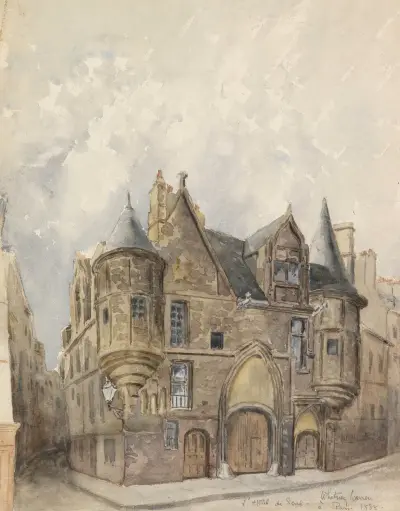 Hotel de Sens, Paris av Frederic Edwin Church