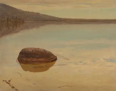 Lake Katahdin av Frederic Edwin Church