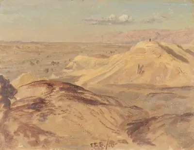 Landscape near Petra av Frederic Edwin Church