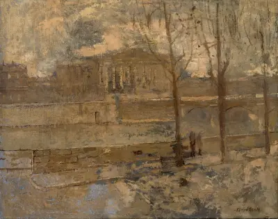 Chambre Des Deputes In A Mist von Frank Edwin Scott