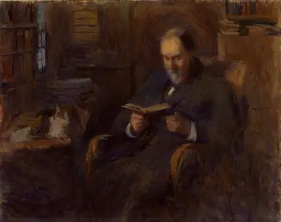 Portrait of Sanford Saltus of New York von Frank Edwin Scott