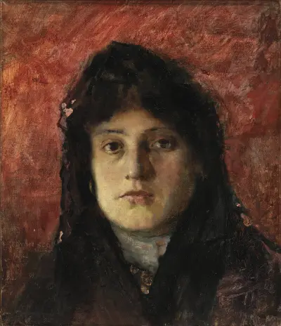 Tete de Femme von Frank Edwin Scott