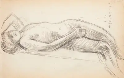 Akt s modelem, Eero Järnefelt