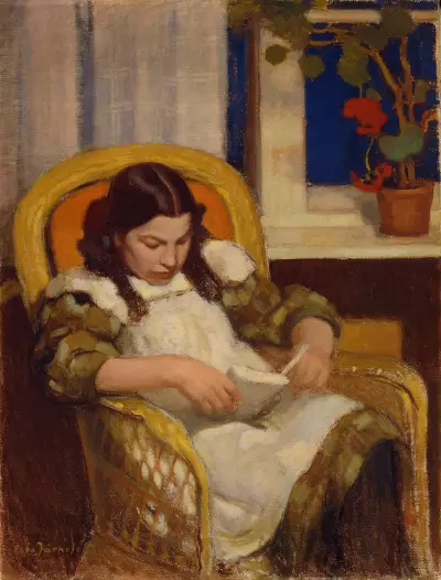 Dívka čtoucí, Eero Järnefelt