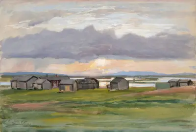 Budovy na pobřeží (Muonio), Eero Järnefelt