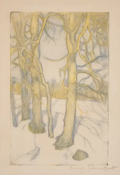 Zimní stromy, Eero Järnefelt