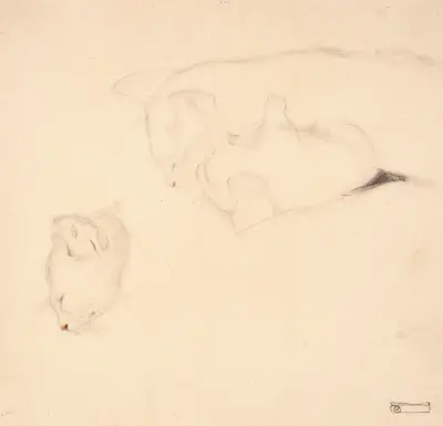 Katzen. Studien von Egon Schiele