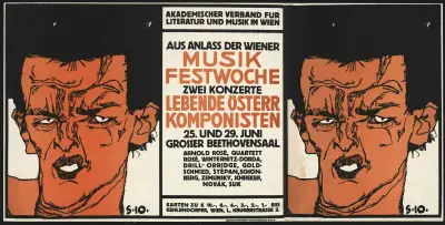 Musikfestwoche. Zwei Konzerte; Lebende Österreichische Komponisten av Egon Schiele