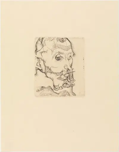 Portrait of Franz Hauer, 1914 – nr 1 av Egon Schiele