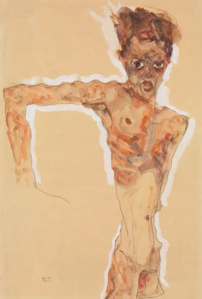 Self-Portrait, 1911 av Egon Schiele