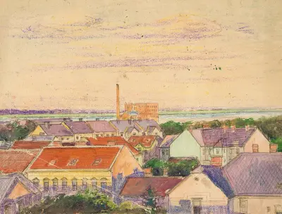 Stadtansicht av Egon Schiele