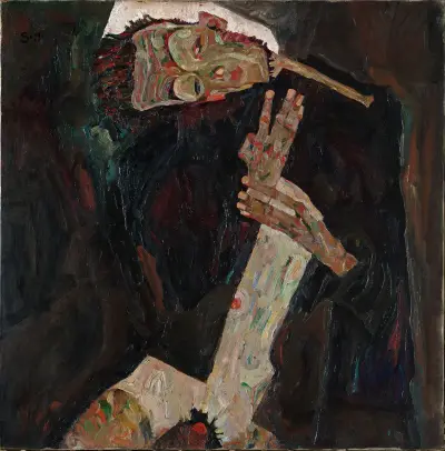 The Lyricist av Egon Schiele