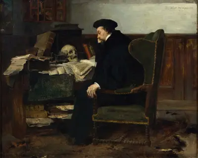 Absorbed in his Studies, Eilif Peterssen