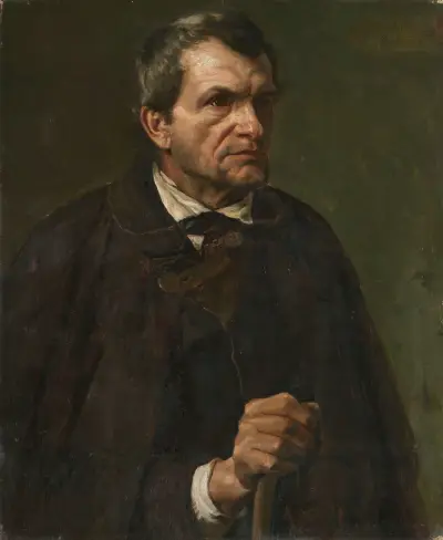 Figur Study of the Farmer Florian Killian, Eilif Peterssen