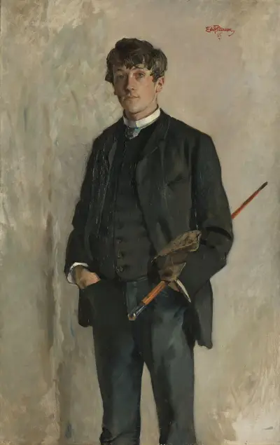 Portrait of the Painter Kalle Løchen, Eilif Peterssen