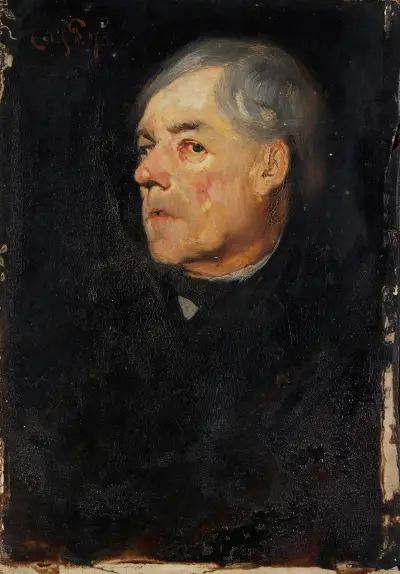 Study of an old Man, Eilif Peterssen