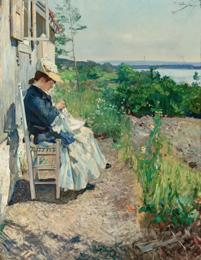 Sunshine, Kalvøya, Eilif Peterssen