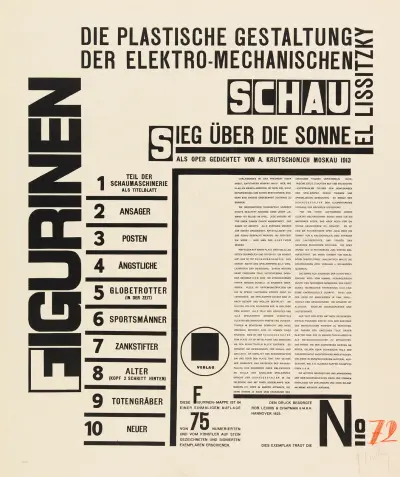 Figurines – title page av El Lissitzky