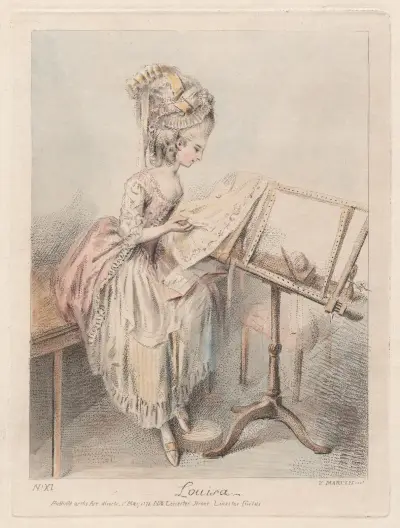 Louisa av Elias Martin