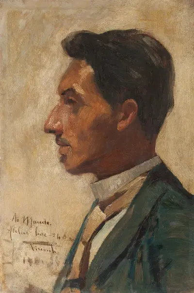 Retrato de Macedo av Eliseu Visconti