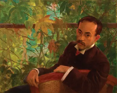 Retrato de Ovídio Romeiro av Eliseu Visconti